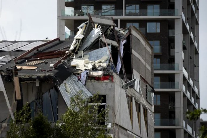 cladire prabusita anvers antwerp belgia foto AFP