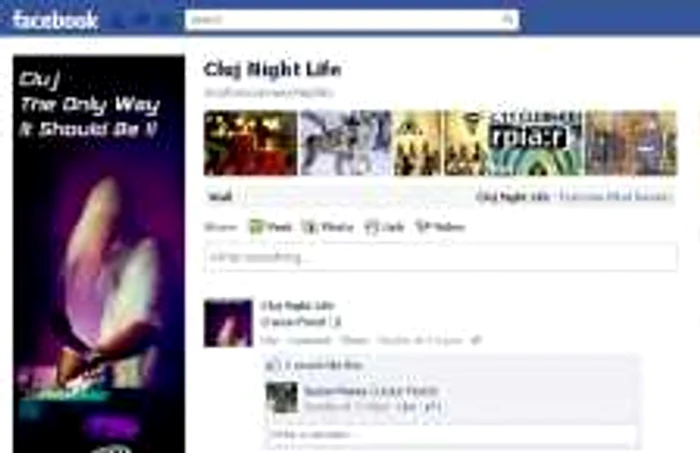 Pagina Cluj Night Life este scoasă la vânzare contra sumei de 150 de euro.