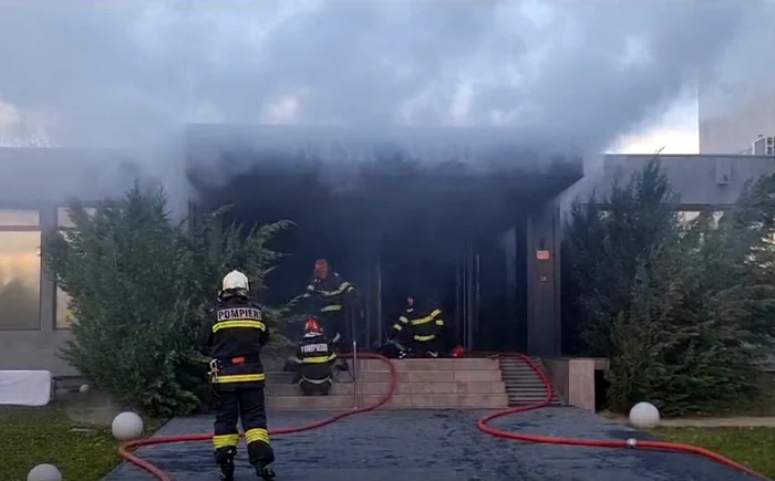 Sauna unui centru de recuperare din Mamaia a luat foc