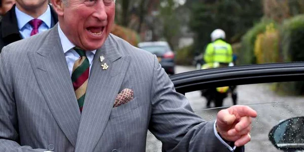 Printul Charles al Ţării Galilor soseşte la fabrica Quarry Bank Mill în Cheshire Marea Britanie FOTO Guliver / Getty Images / Anthony Devlin 