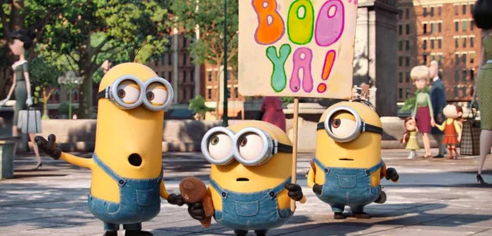 Minionii Stuart, Kevin şi Bob  îşi caută un stăpân malefic FOTO Universal Pictures
