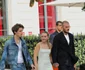 David Beckham și copiii lui, Harper și Cruz, la Paris Fashion Week 