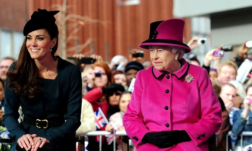 Queen Elizabeth II, Prince Philip, Duke Of Edinburgh And Catherine, Duchess Of Cambridge Visit Leicester jpeg