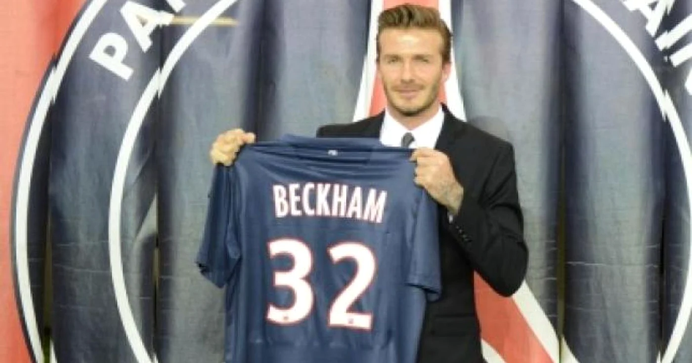 Tricourile cu David Beckham se vând cel mai bine la Fan Shopurile lui PSG