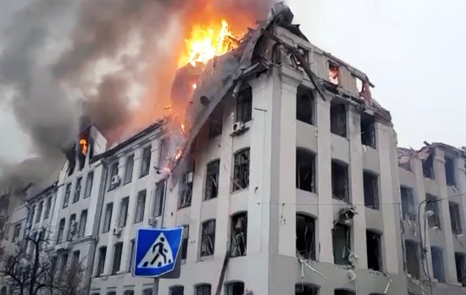 Rușii bombardează Harkov și Herson în Ucraina. Mai mulți răniți printre care și copii
