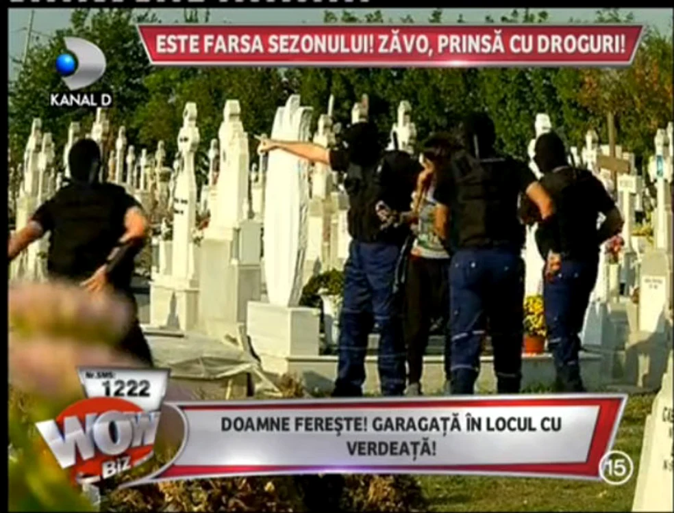 Oana în timpul farsei