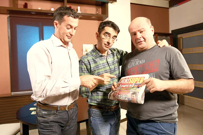 Codruţ Kegheş, Mihai Găinuşă şi Octavian Păscuţ le urează succes cititorilor noştriFoto: Dorin Constanda