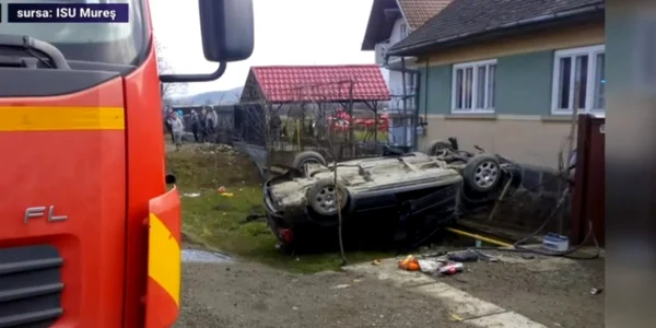 accident mures. foto captura digi 24
