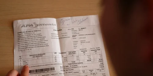 Secţiunea „apă pluvială“ din facturi, motiv de supărare pentru craioveni 