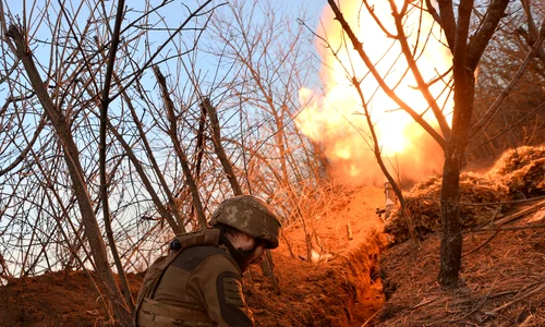 Artilerie ucraineana razboi avdiivka transee foto Profimedia jpeg