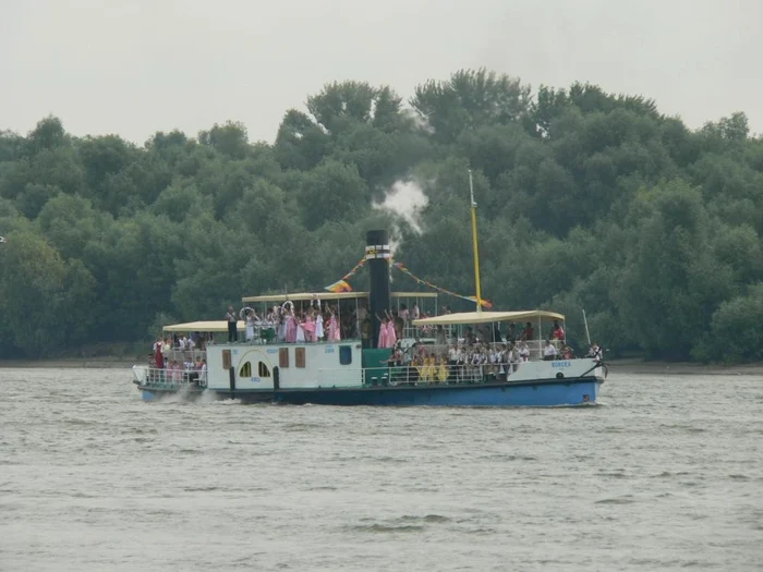 Nava Borcea la prima sa iesire după reparatii, de Ziua Marinei 2009