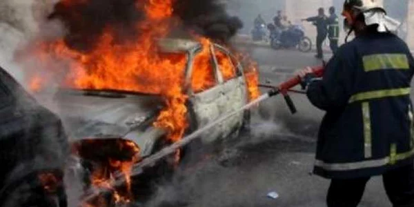 Masini incendiate