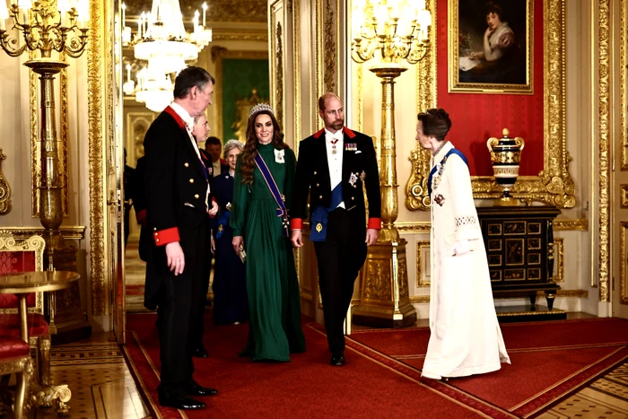 Kate și William la dineul de stat din 18 martie 2026 în cinstea cuplului prezidențial nigerian, Foto Profimedia (4) jpg