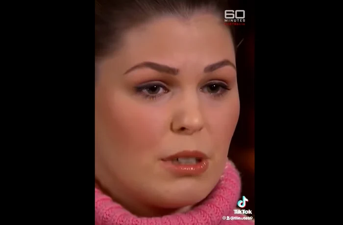 Belle Gibson. FOTO captură video TikTok 60 Minutes