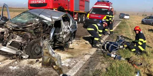 Accident Hanul Morilor FOTO ISU