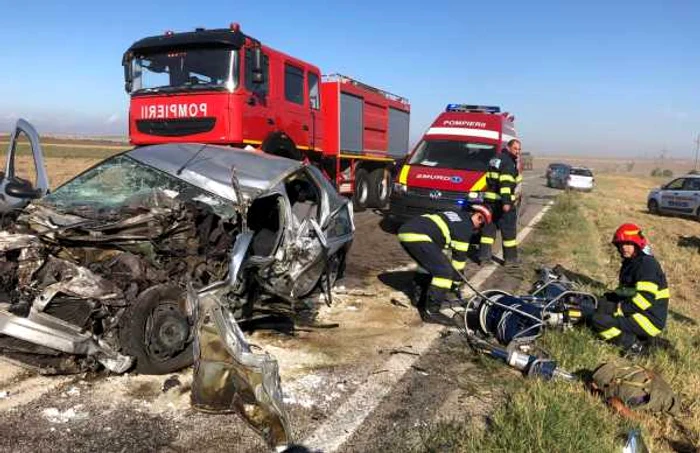 Accident grav la Constanţa FOTO ISU