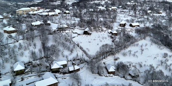 Iarna in satul Cerbal  Foto Daniel Guță  ADEVĂRUL jpg