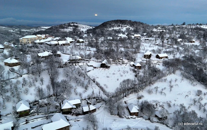Satul Cerbăl din Hunedoara, una dintre localitățile afectate de depopulare. Foto: Daniel Guță