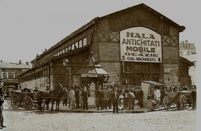 Hala de Vechituri de la Văcăreşti. FOTO Muzeul Bucureşti