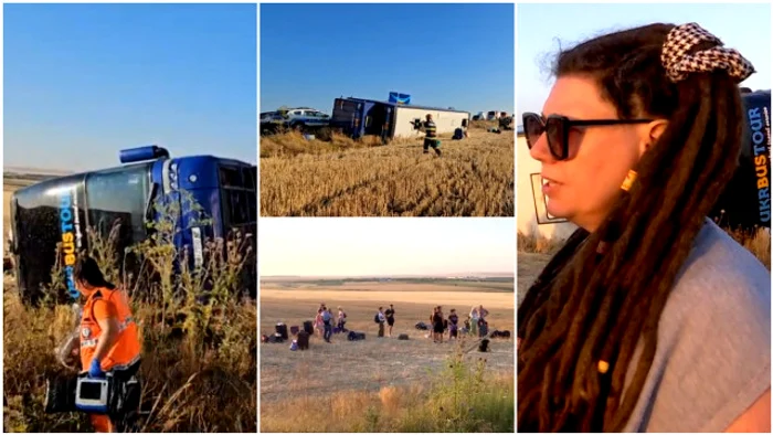 Accident grav cu un autocar plin de ucraineni, în Constanța.