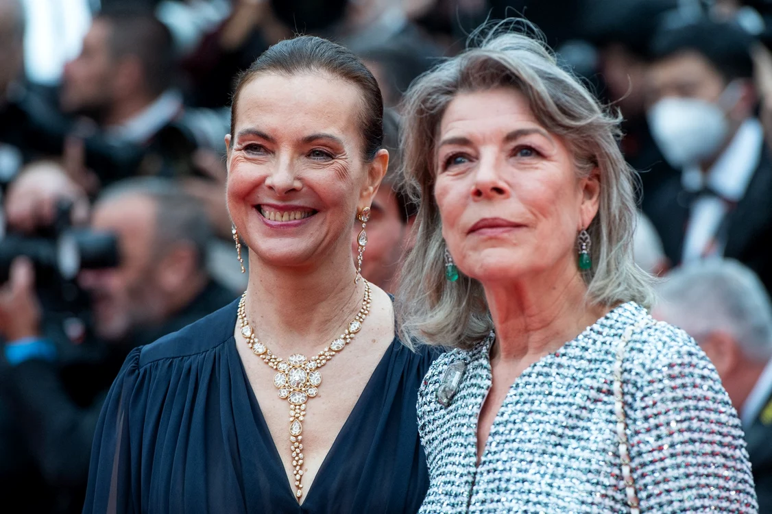 Carole Bouquet cu Prințesa Caroline de Monaco   0777763597 jpg