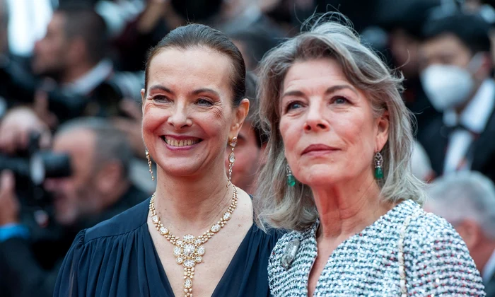 Carole Bouquet cu Prințesa Caroline de Monaco   0777763597 jpg