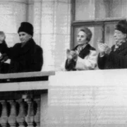 Nicolae Ceausescu Elena Ceusescu discurs balcon revolutie decembrie 1989 FOTO AFP