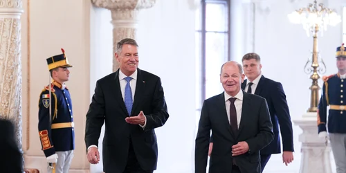 Klaus Iohannis si Olaf Scholz FOTO Presidency jpg