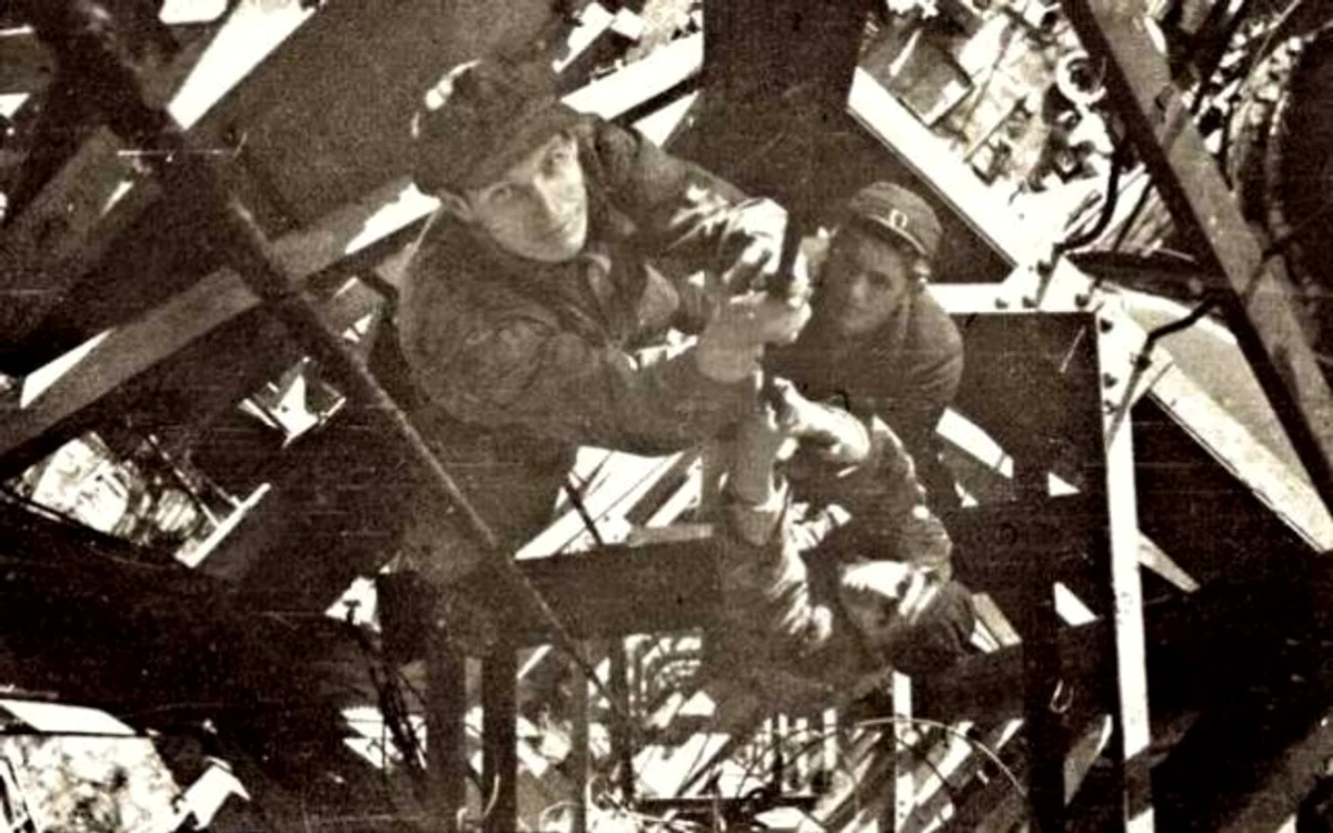 Combinatul din Hunedoara în anii '50.