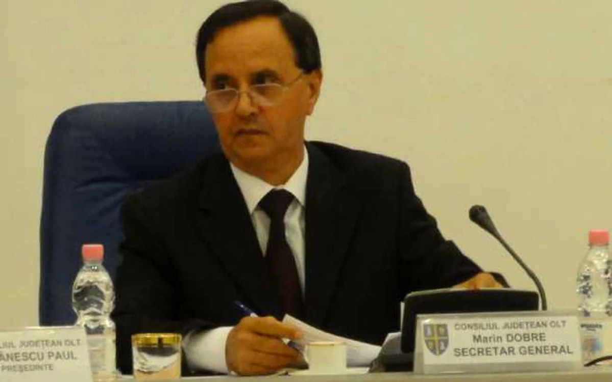 Marin Dobre a fost secretar general al Consiliului Judeţean Olt timp de 21 de ani (FOTO: Mugurel Manea)