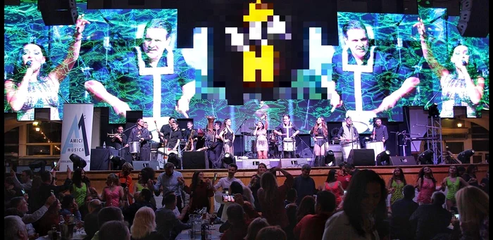 Elena Ionescu a urcat pe scenă alături de formaţia Super Chill Foto: Eduard Voicu