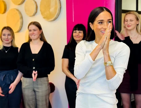 Meghan Markle în vizită în Canada foto Instagram Justice for Girls