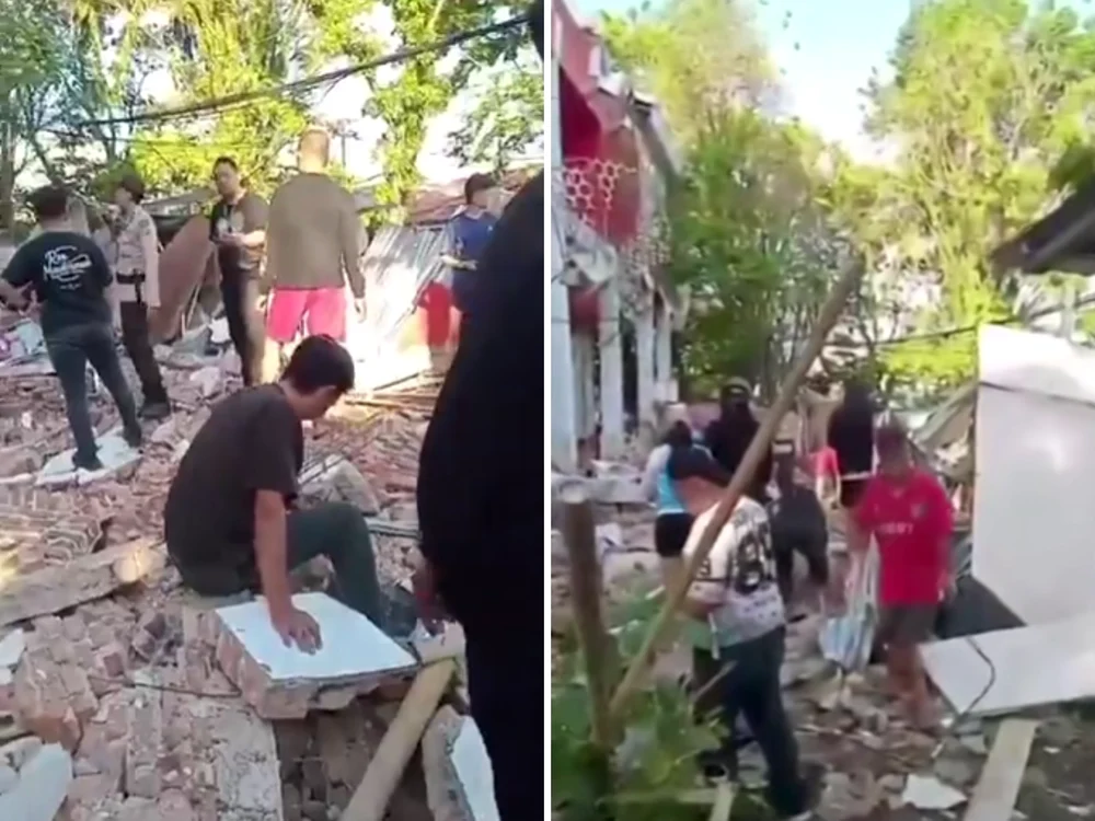 Cutremur în Indonezia/FOTO: Captură video X@AZ_Intel_