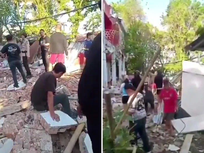 Cutremur în Indonezia/FOTO: Captură video X@AZ_Intel_