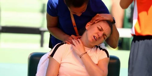 Simona Halep la Miami Open FOTO AFP