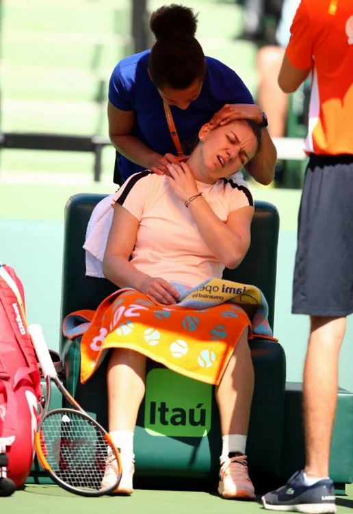 Simona Halep la Miami Open FOTO AFP