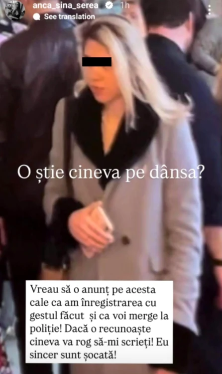 Anca Sână caută o hoață jpg