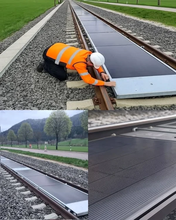 Elveția a transformat liniile feroviare în surse de energie verde / FOTO: Facebook Atlas Geografic