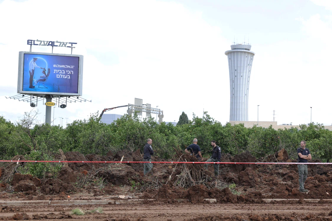 O rachetă lansată de Yemen a lovit aeroportul  Ben Gurion din Tel Aviv FOTO EPA-EFE
