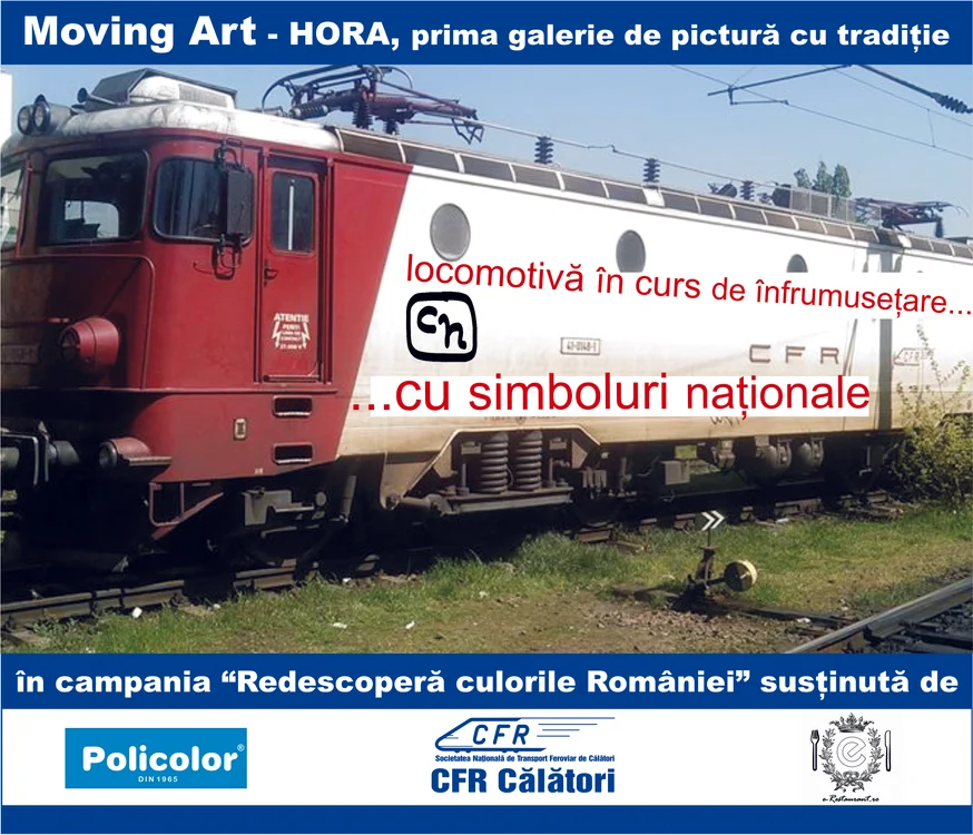 
    Locomotiva va ieși pe traseu gata pictată, începând de luna viitoare  