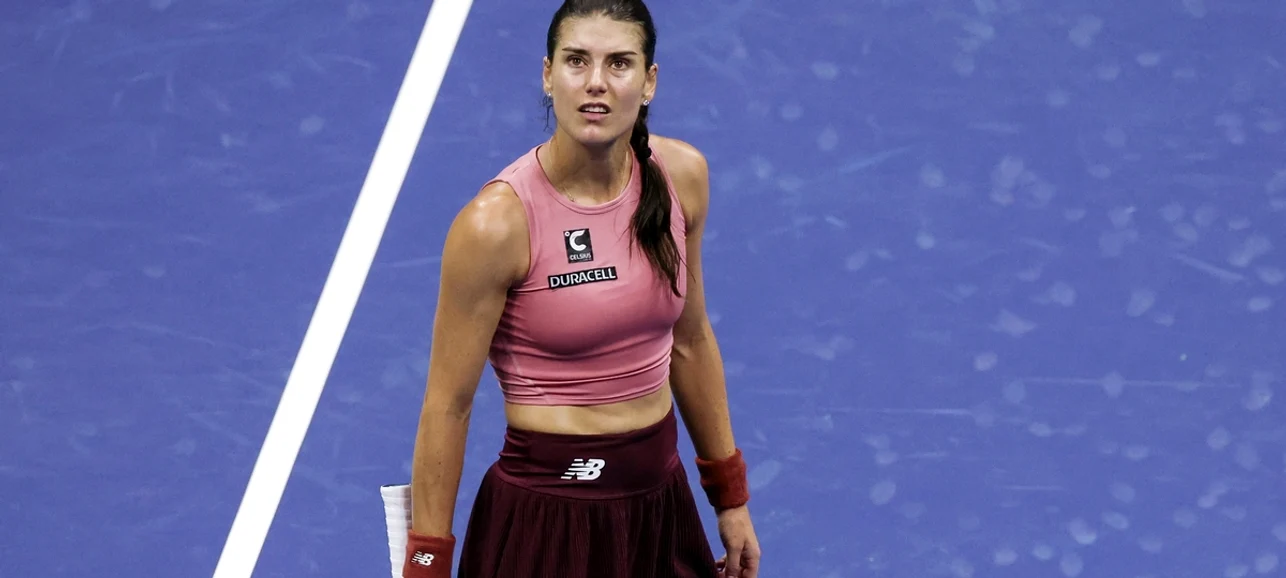 Sorana se uita până acum de jos în sus la adversare   FOTO EPA
