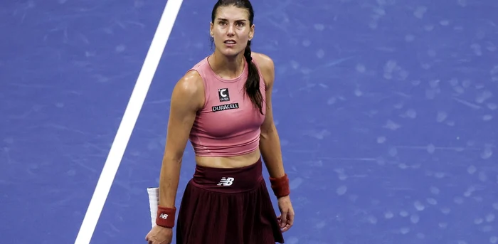 Sorana Cîrstea s-a înclinat iar în fața americancei Danielle Collins. Foto EPA EFE