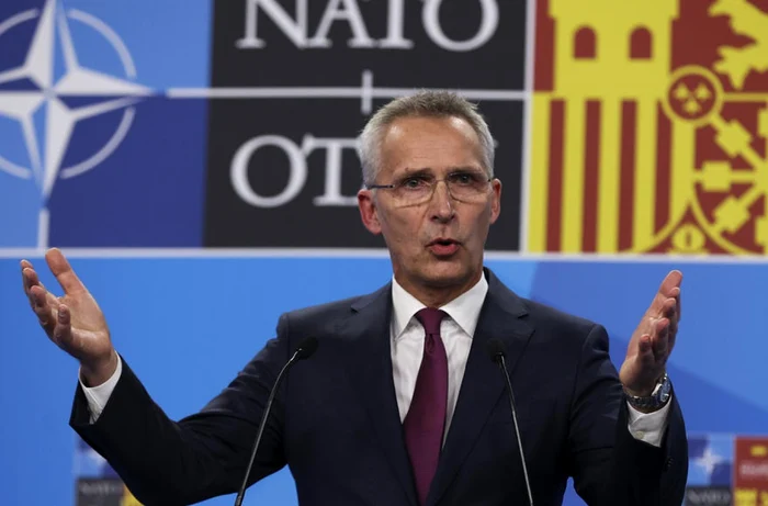 Jens Stoltenberg la Summitul NATO, FOTO EPA EFE