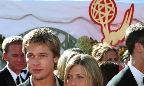 Brad Pitt And Jennifer Aniston At Emmy Awards   LA jpeg