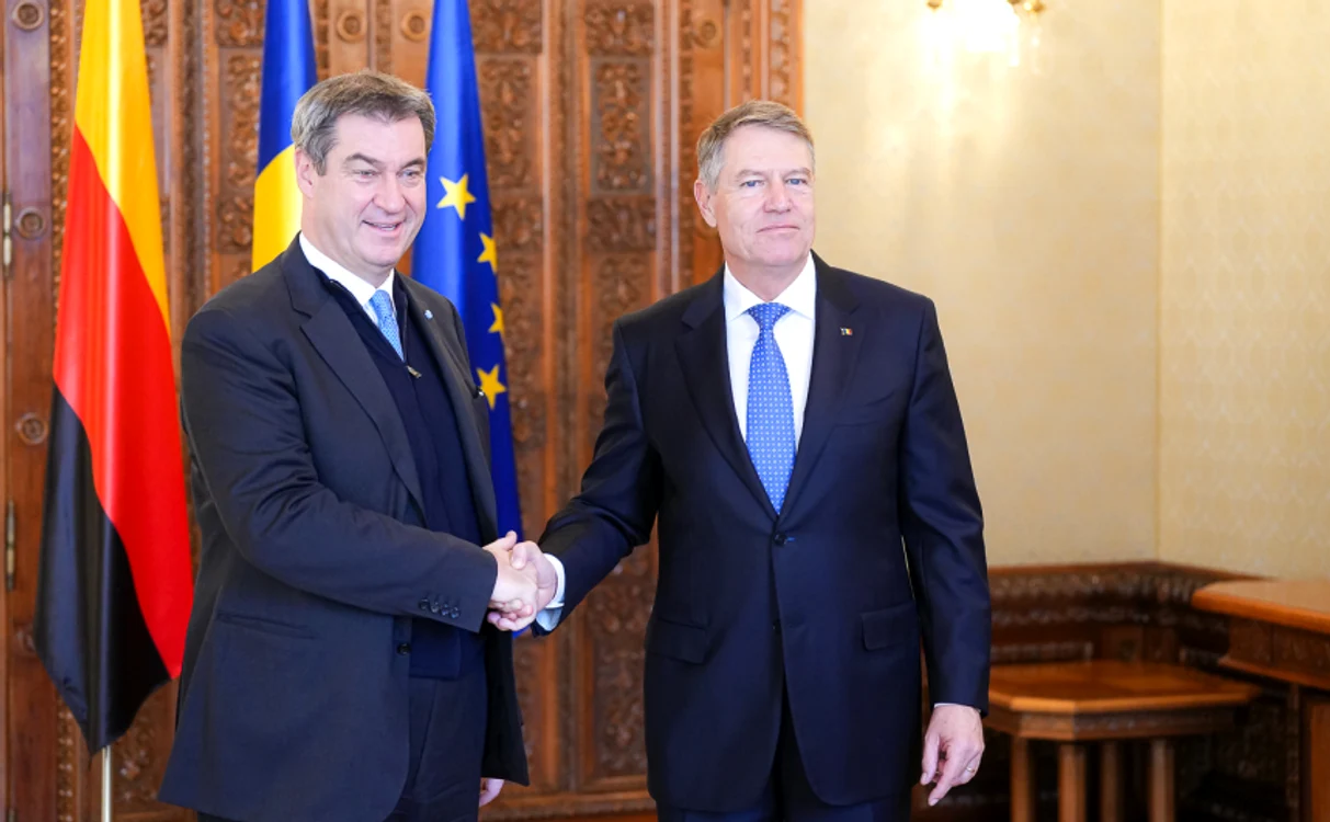 Premierul landului Bavaria a fost primit la Cotroceni FOTO Administrația Prezidențială 