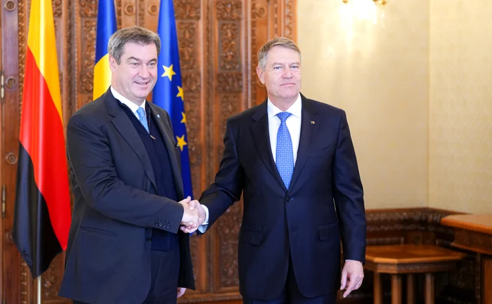 Premierul landului Bavaria a fost primit la Cotroceni FOTO Administrația Prezidențială