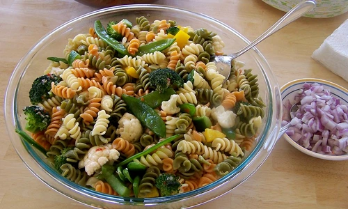 salata paste ardei, broccoli fasole verde jpeg