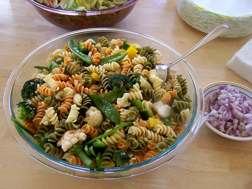 salata paste ardei, broccoli fasole verde jpeg