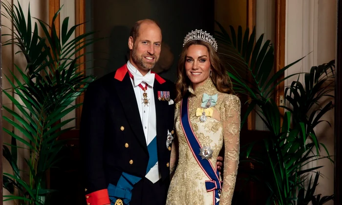 Prințul William și Prințesa Kate la dineul de stat pentru soții Trump   FOTO Casa Regală britanică jpg