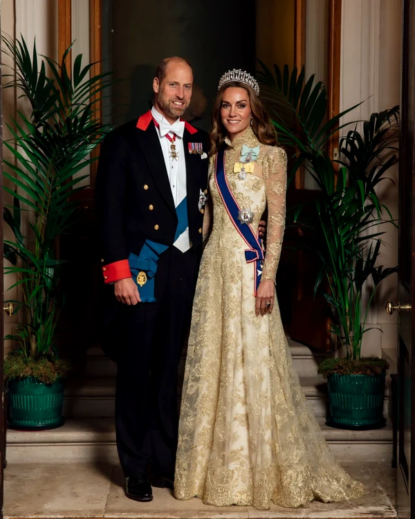 Prințul William și Prințesa Kate la dineul de stat pentru soții Trump   FOTO Casa Regală britanică jpg